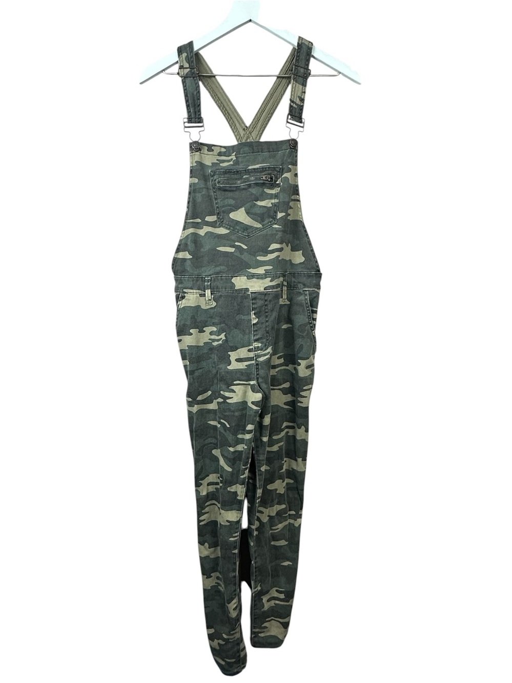 Forever 21 Camo Bib Overalls Women Sz M